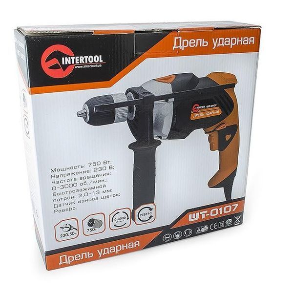 Дрель ударная INTERTOOL WT-0107 WT-0107 фото