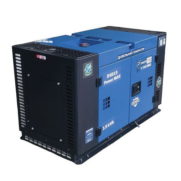 Генератор дизельний PROFI-TEC DGS15 Power MAX (15кВА/12кВт, 220V) 005028 фото
