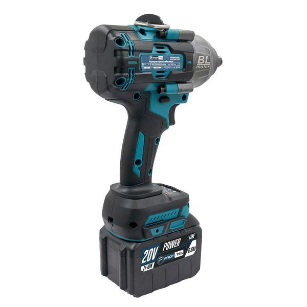 Гайковерт акумуляторний PROFI-TEC PTW1002BL POWERLine (2 х PT2060HE 6.0 Аг, ЗП) 005712 фото