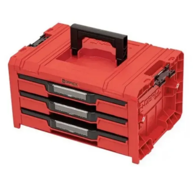 Набор ящиков для инструментов на платформе QBRICK SYSTEM PRO Drawer Workshop Set 6 Red (21", 525x345x885) 11060403401 фото