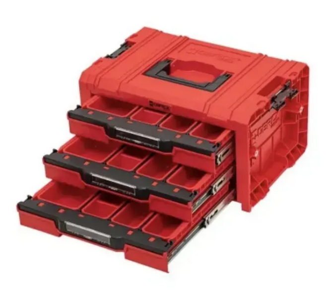 Набор ящиков для инструментов на платформе QBRICK SYSTEM PRO Drawer Workshop Set 6 Red (21", 525x345x885) 11060403401 фото