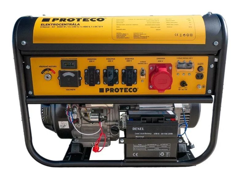Генератор бензиновий Proteco 51.08-G3-5500 3-5500 фото