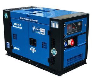 Генератор дизельний PROFI-TEC DGS20 Power MAX (15.5кВА/12.5кВт, 220V) 005030 фото
