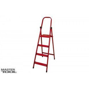 Лестница-стремянка металлическая MASTER TOOL 4 ступени (79-1054) 67060 фото