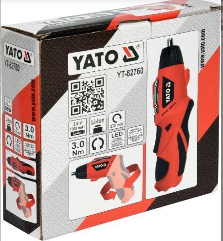 Акумуляторна викрутка Yato YT-82760 YT-82760 фото