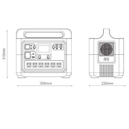 Зарядная станция GENERGY ZERO GZE-1515 1484 Вт/ч (240000193) 240000193 фото