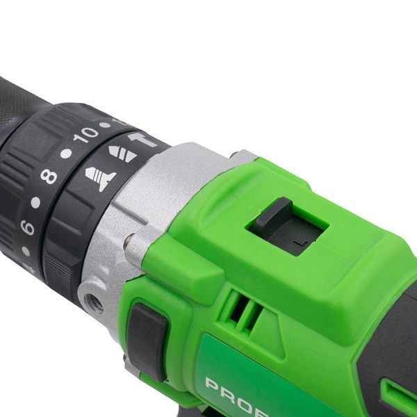 Аккумуляторная дрель-шуруповерт PROFI-TEC DSH21BL (2 х 4.0 Aч, зарядное устройство) 002769 фото