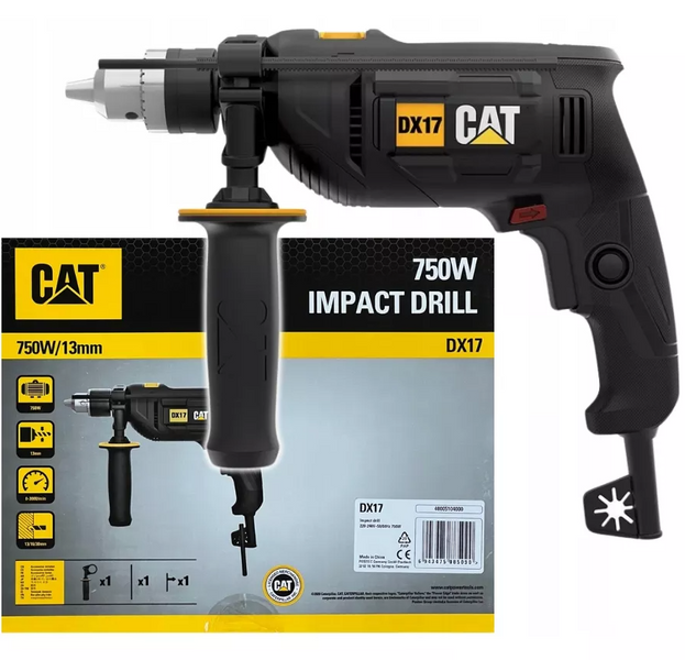 Дрель сетевая ударная CAT DX17 DX17 фото