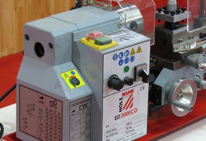 Мини токарный станок по металлу Holzmann ED 300 ECO ED300ECO_230V фото