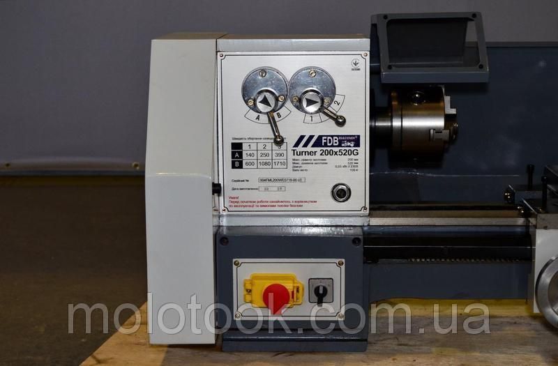 Токарно-гвинторізний верстат FDB Maschinen Turner 200x520G 827614 фото