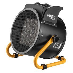Теплова гармата електрична Neo Tools 90-063 (3кВт, 60м кв, 280м куб/год) 90-063 фото