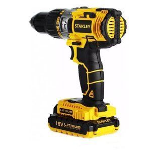 Дриль-шуруповерт акумуляторний ударний Stanley STDC18LHBK STDC18LHBK фото