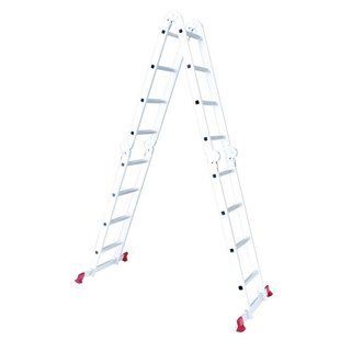 Лестница алюминиевая мультифункциональная трансформер INTERTOOL LT-0029 LT-0029 фото