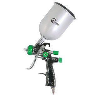 Пневматичний фарборозпилювач LVLP GREEN NEW INTERTOOL PT-0131 PT-0131 фото