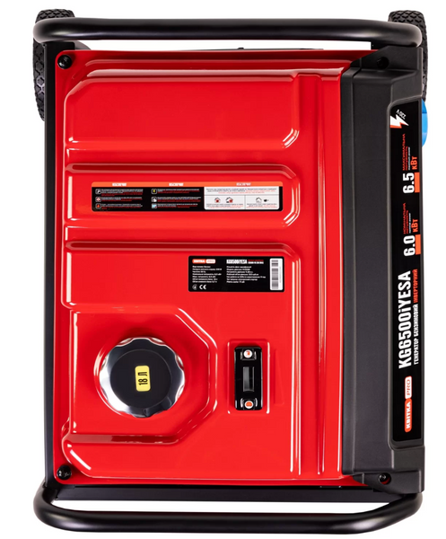Інверторний бензиновий генератор КВІТКА PRO KG6500iYESA (+ олива, 6.5 кВт, є вихід під ATS) (110-7054) 110-7054 фото