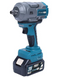 Аккумуляторный гайковерт PROFI-TEC PTW1003BL (20V, max 1020 Нм, 1/2&rdquo;) (2 х PT2050 5.0Ач, ЗУ, кейс)