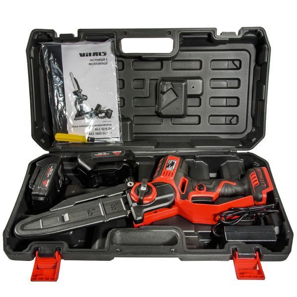 Пила ланцюгова акумуляторна Vitals AKZ 1820-2n Kit+ 223817 фото