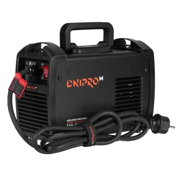 Сварочный аппарат IGBT Dnipro-M SAB-258DP + Кейс + Набор магнитных угольников 81400000-2 фото