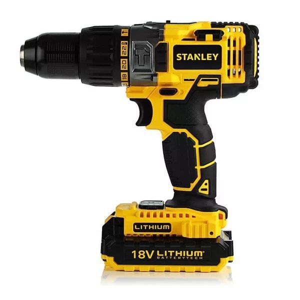 Дриль-шуруповерт акумуляторний ударний Stanley STDC18LHBK STDC18LHBK фото