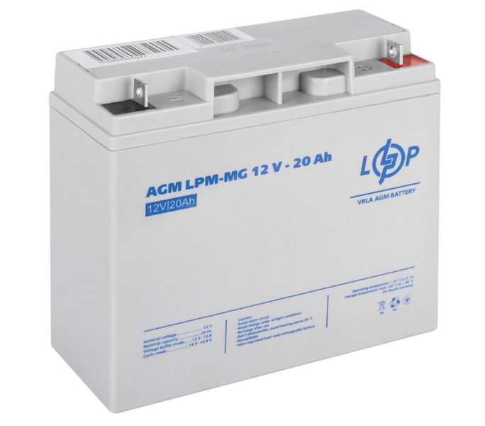 Акумулятор мультигелевий LPM-MG 12V - 20 Ah 6556 фото
