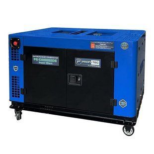 Генератор дизельний PROFI-TEC PE-12000SSDE (11 кВт, 220 В) 005188 фото