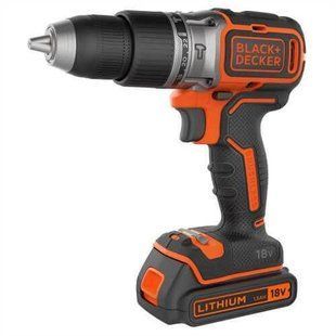 Акумуляторний безщітковий ударний дриль-шуруповерт BLACK+DECKER BL188KB BL188KB фото