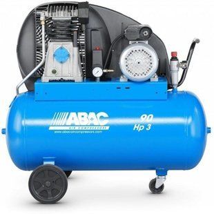 Компрессор ABAC PRO A39B 90CT4 ременной двухцилиндровый 4116024614 фото