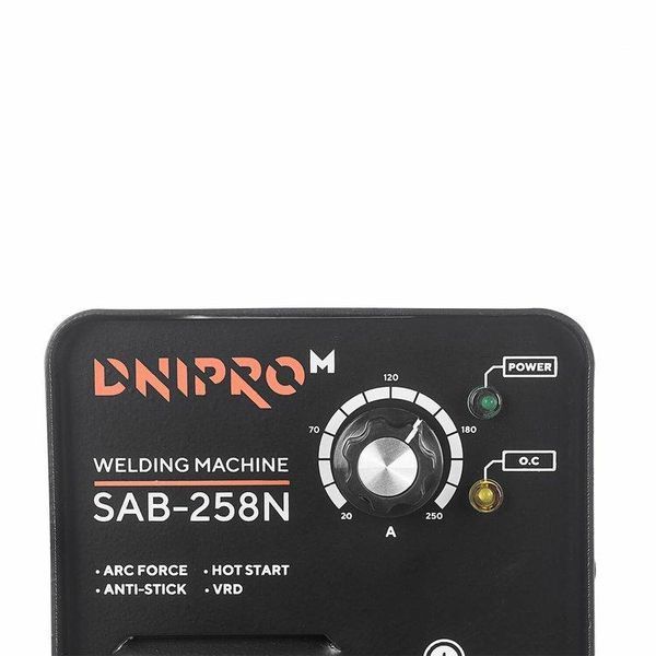 Зварювальний апарат IGBT Dnipro-M SAB-258N 80625010 фото