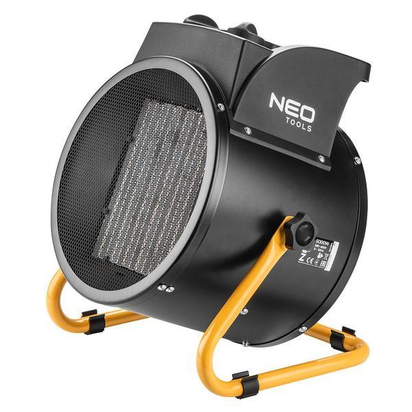 Тепловая пушка электрическая Neo Tools 90-064 (5 кВт, 80 м кв, 588 м куб/час, 380В) 90-064 фото