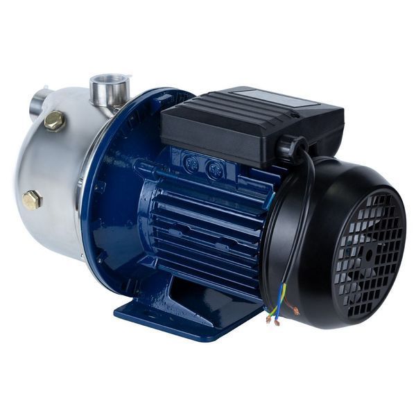 Насос центробежный самовсасывающий 1.1кВт Hmax 50м Qmax 60л/мин нерж WETRON JETS80 (775054) 775054 фото