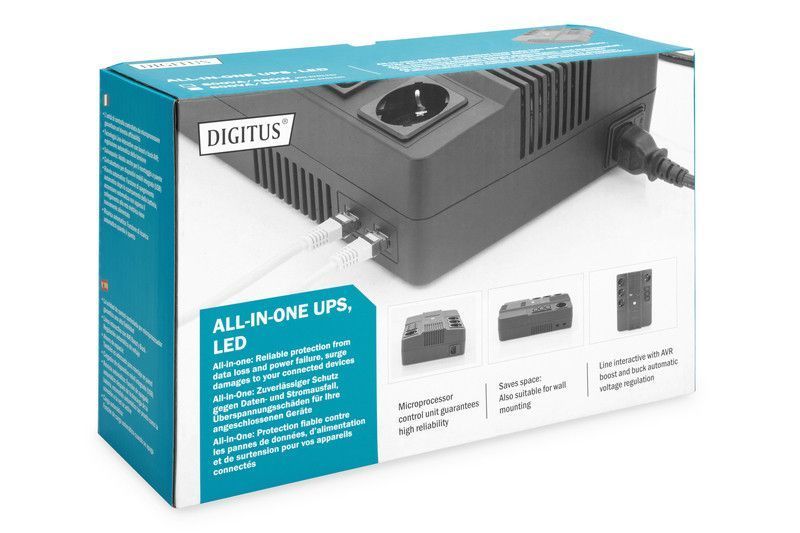 Джерело безперебійного живлення Digitus DN-170111 (All-in-One, 800VA/480W) N-170111 фото