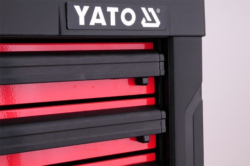 Инструментальная тележка YATO на колесах, 6 шуфляд, 975 x766x465мм наб. 177 шт. YT-5530 YT-5530 фото