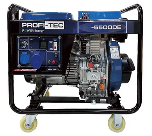 Генератор дизельний PROFI-TEC PE-5500DE (5.5 кВт) 004767 фото