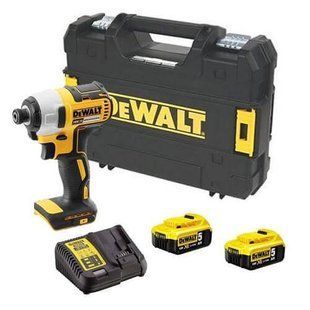 Шуруповерт акумуляторний ударний DeWALT DCF888P2B (18В, 5Aг) DCF888P2B фото