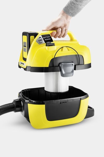 Хозяйственный пылесос Karcher WD 1 COMPACT BATTERY SET 1.198-301.0 фото