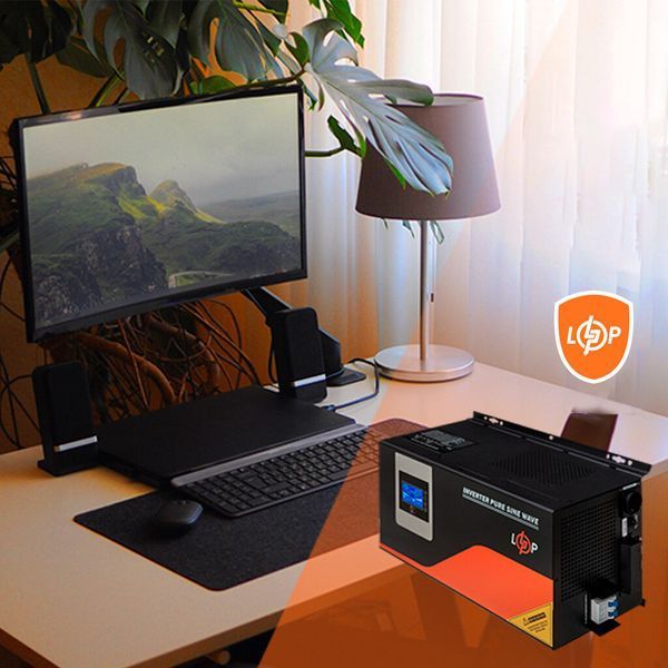 ДБЖ LogicPower LPM-PSW-4500VA (3000Вт) з правильною синусоїдою 24V з MPPT 30289 фото