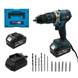 Аккумуляторный шуруповерт PROFI-TEC DHP485BL POWERLine (2 х 5.0 Ач, зарядное устройство) 005131 фото 8
