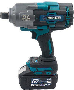 Гайковерт акумуляторний PROFI-TEC PTW2100BL (2 х PT2080EP 8.0Аг, зарядне, кейс) 005977 фото