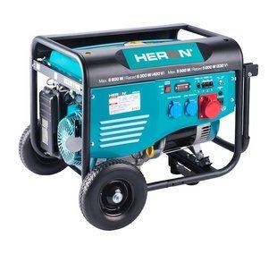 Бензиновий генератор Heron 8896418 15HP/6,8kW (400V), 5,5kW (230V) 8896418 фото