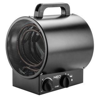 Теплова гармата електрична Neo Tools 90-066 (3кВт, 60м кв, 291м куб/год) 90-066 фото