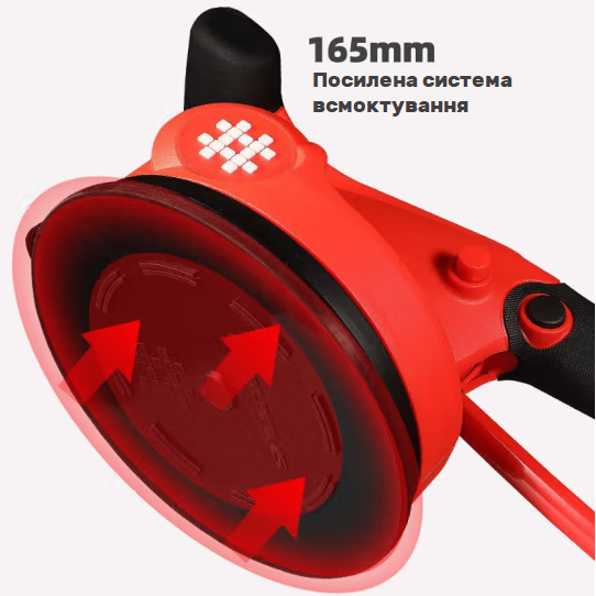 Вакуумна віброприсоска акумуляторна Shijing 9392 21V 165 ММ (з двома акумуляторами) 9392 фото