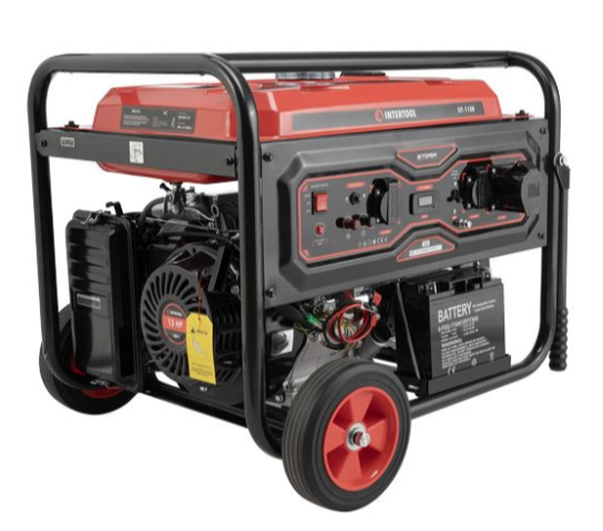 Генератор бензиновий/газовий STORM INTERTOOL DT-1158 (5/5.5 кВт, 220 В) DT-1158 фото