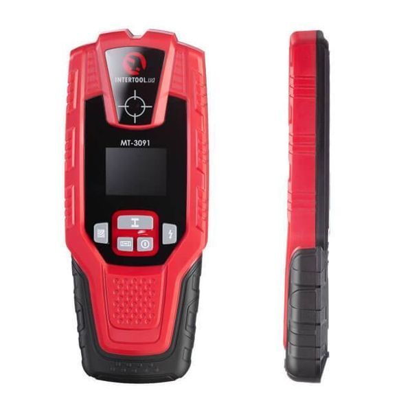 Детектор проводки, макс. глибина 10см, колірний дисплей INTERTOOL MT-3091 MT-3091 фото