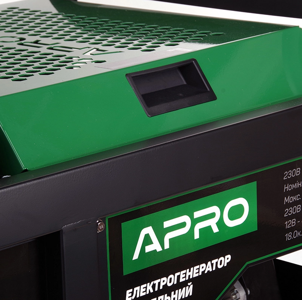 Генератор дизельный APRO DG-120Е (12,0/12,8кВт, электрозапуск, 4-х тактный) 085600 фото