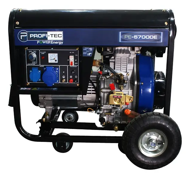 Генератор дизельний PROFI-TEC PE-5700DE (5.7кВт) 005189 фото