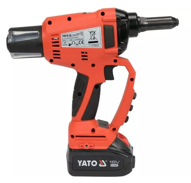 Заклепочник акумуляторний Yato YT-82955 YT-82955 фото
