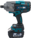 Гайковерт акумуляторний PROFI-TEC PTW2100BL (2 х PT2080EP 8.0Аг, зарядне, кейс) 005977 фото 1