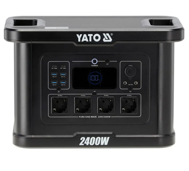 Портативна електростанція YATO YT-83095 (2400 Вт, 2232 Вт*год) YT-83095 фото