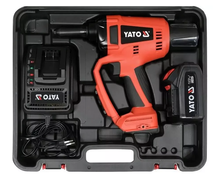 Заклепочник акумуляторний Yato YT-82955 YT-82955 фото