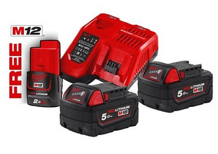 Энергокомплект MILWAUKEE M18 NRG-502 (4933459217) 4933459217 фото